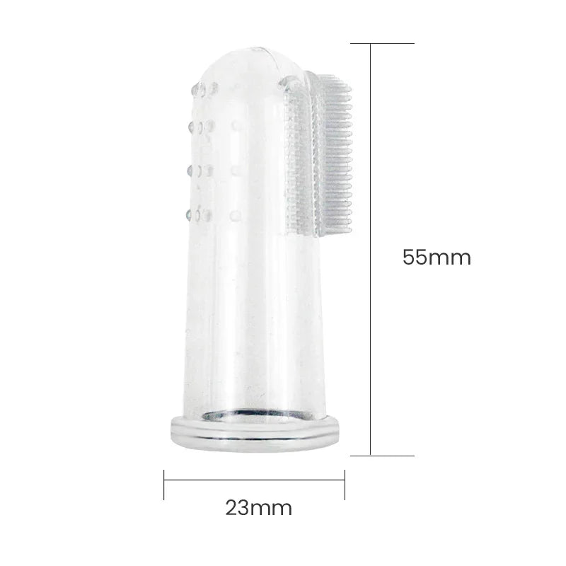 Pet Finger Toothbrush – Soft Silicone Dental Care Tool