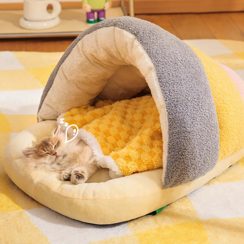 Winter Warm Cat Bed