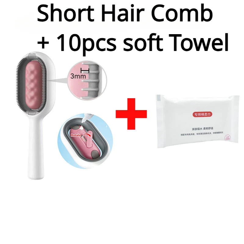 Double-Sided Pet Hair Removal Brush