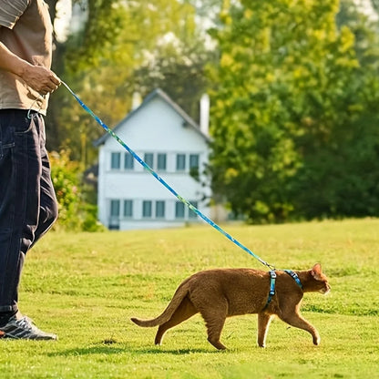 Adjustable Cat Harness & Leash Set – Escape Proof