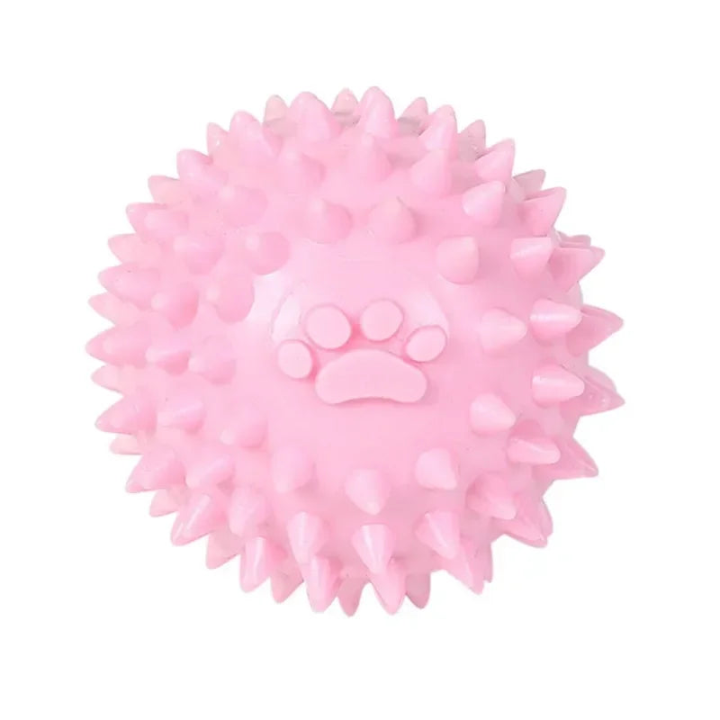 Interactive Rubber Chew Ball for Dogs & Cats