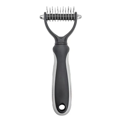 Professional Pet Deshedding Brush & Fur Knot Cutter