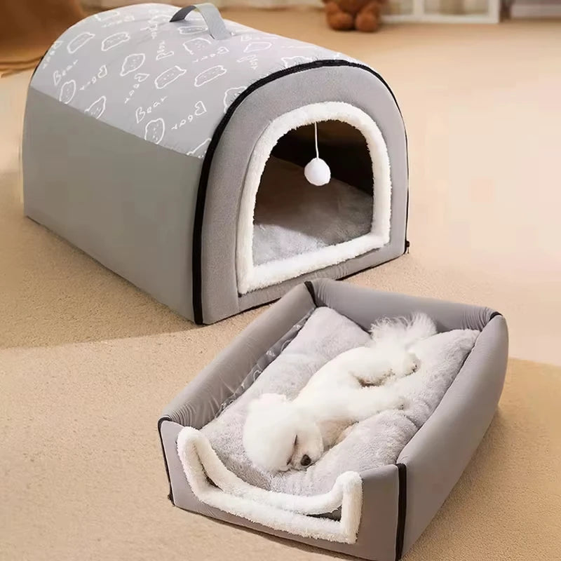 Removable Pet Bed – Winter Warm Nest for Dogs & Cats