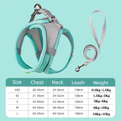 Adjustable Dog Harness & Leash Set
