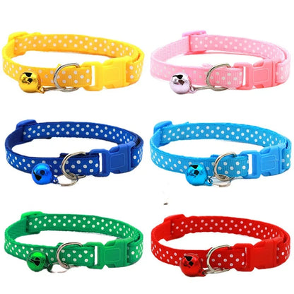 Adjustable Pet Collar with Bell