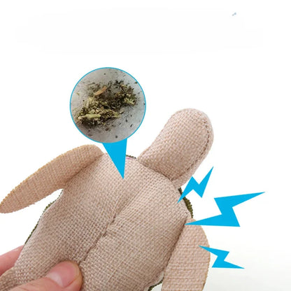 Plush Catnip Cat Toys – Marine Animal Series