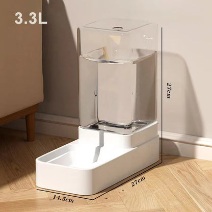Large Capacity Automatic Pet Feeder & Water Dispenser