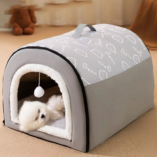 Removable Pet Bed – Winter Warm Nest for Dogs & Cats
