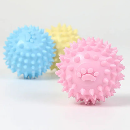 Interactive Rubber Chew Ball for Dogs & Cats