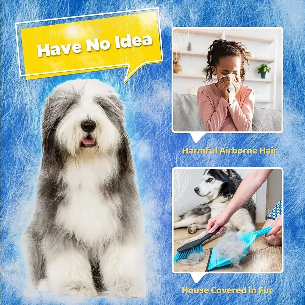 Pet Grooming Glove – Gentle Hair Remover Mitt