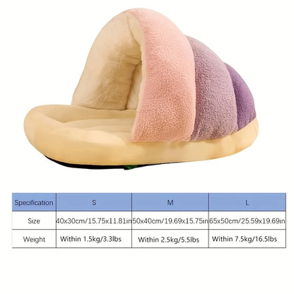 Winter Warm Cat Bed