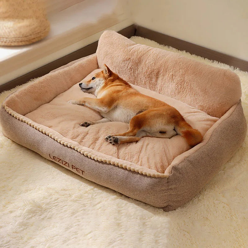 Winter Warm Pet Sofa Bed – Removable & Washable