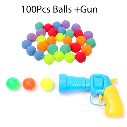 Interactive Cat Training Toys – Mini Plush Pom-Pom Balls