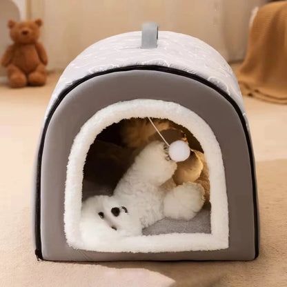 Removable Pet Bed – Winter Warm Nest for Dogs & Cats