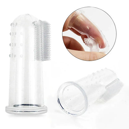 Pet Finger Toothbrush – Soft Silicone Dental Care Tool