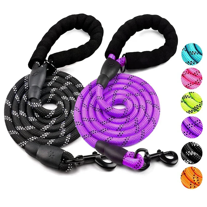 Strong Reflective Dog Leash – For Small, Medium & Large Dogs