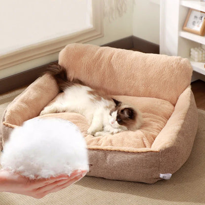 Winter Warm Pet Sofa Bed – Removable & Washable
