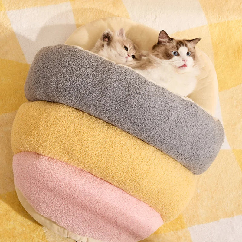 Winter Warm Cat Bed