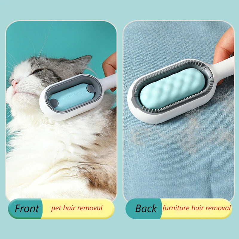 Double-Sided Pet Hair Removal Brush