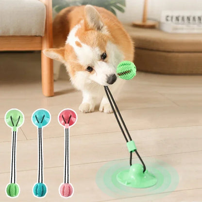 Dog Suction Cup Tug-of-War Chew Toy