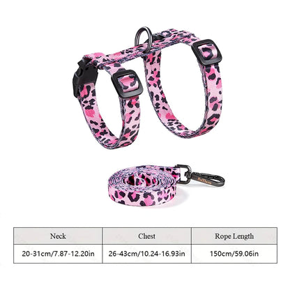 Adjustable Cat Harness & Leash Set – Escape Proof