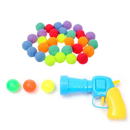 Interactive Cat Training Toys – Mini Plush Pom-Pom Balls