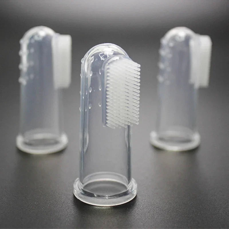 Pet Finger Toothbrush – Soft Silicone Dental Care Tool