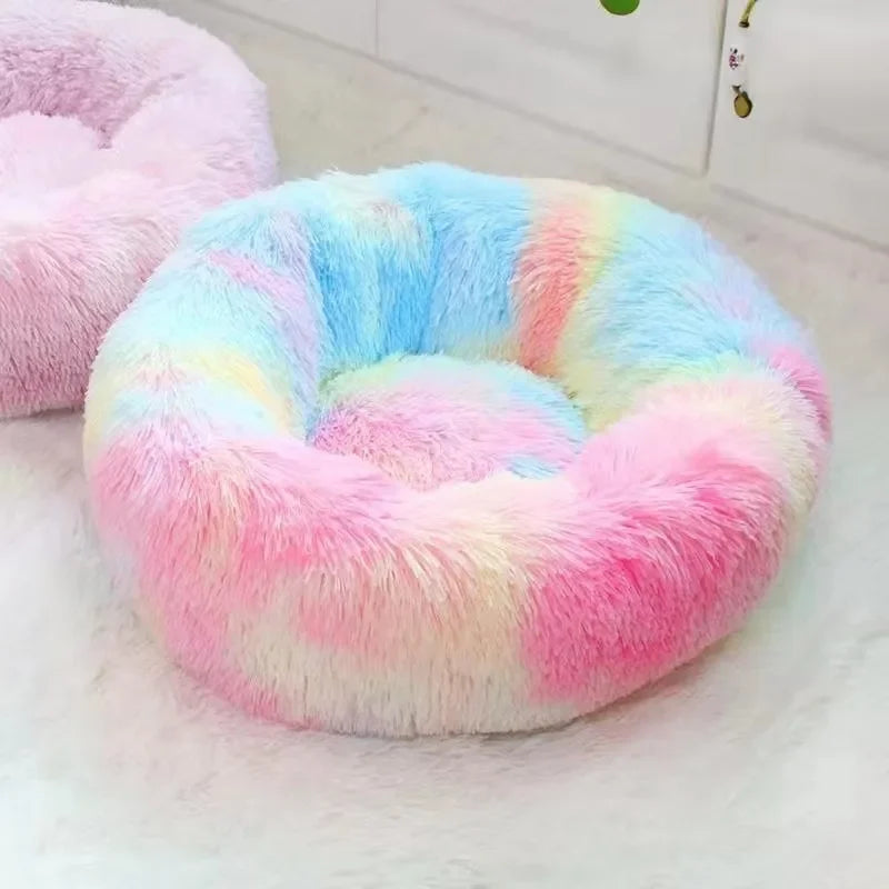 Small Dog & Cat Bed – Cozy Plush Nest & Kennel Mat