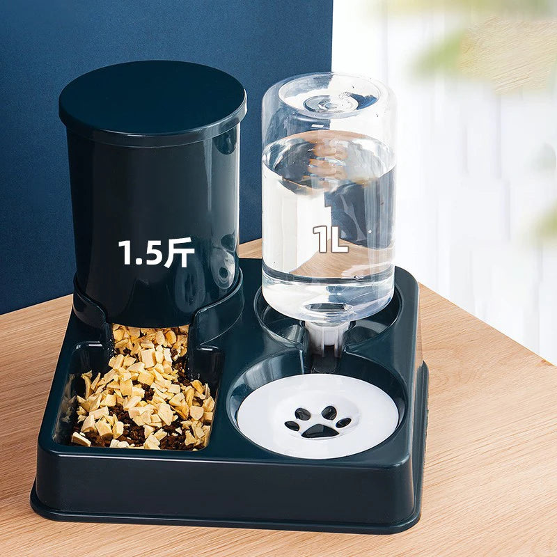 Automatic Pet Feeder & Water Dispenser – Large Capacity