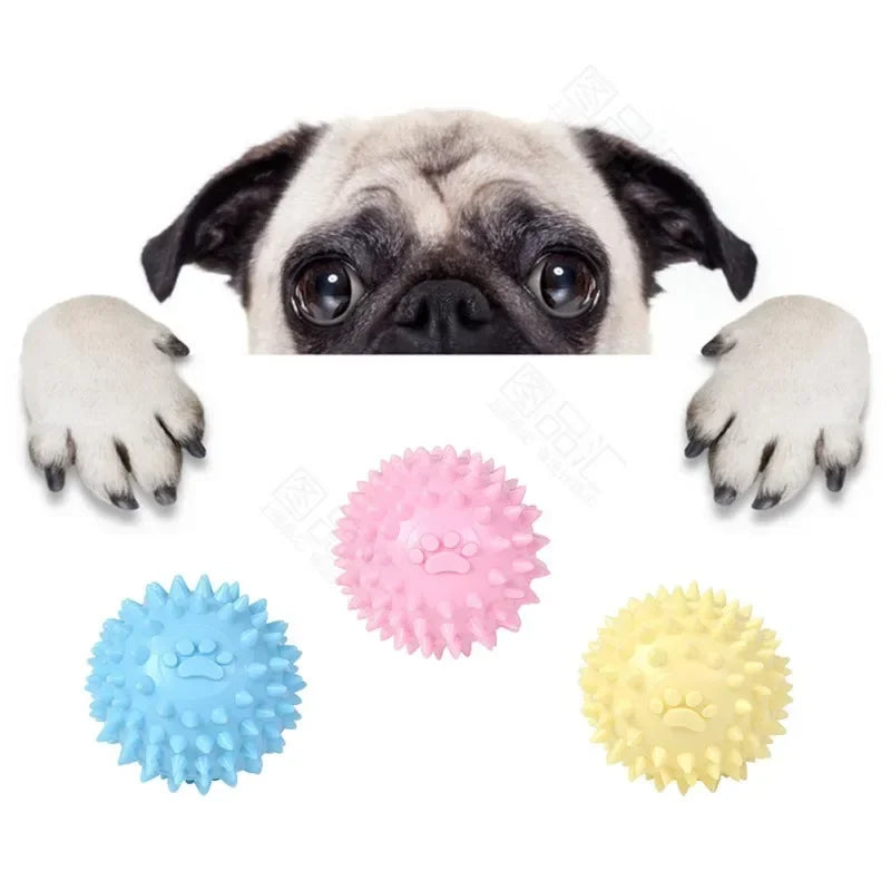 Interactive Rubber Chew Ball for Dogs & Cats