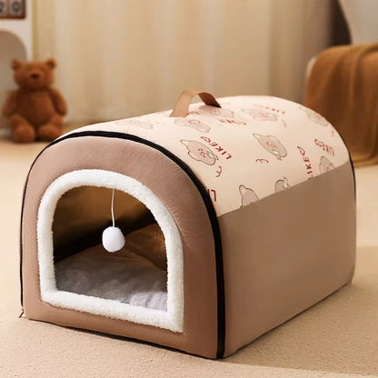 Removable Pet Bed – Winter Warm Nest for Dogs & Cats
