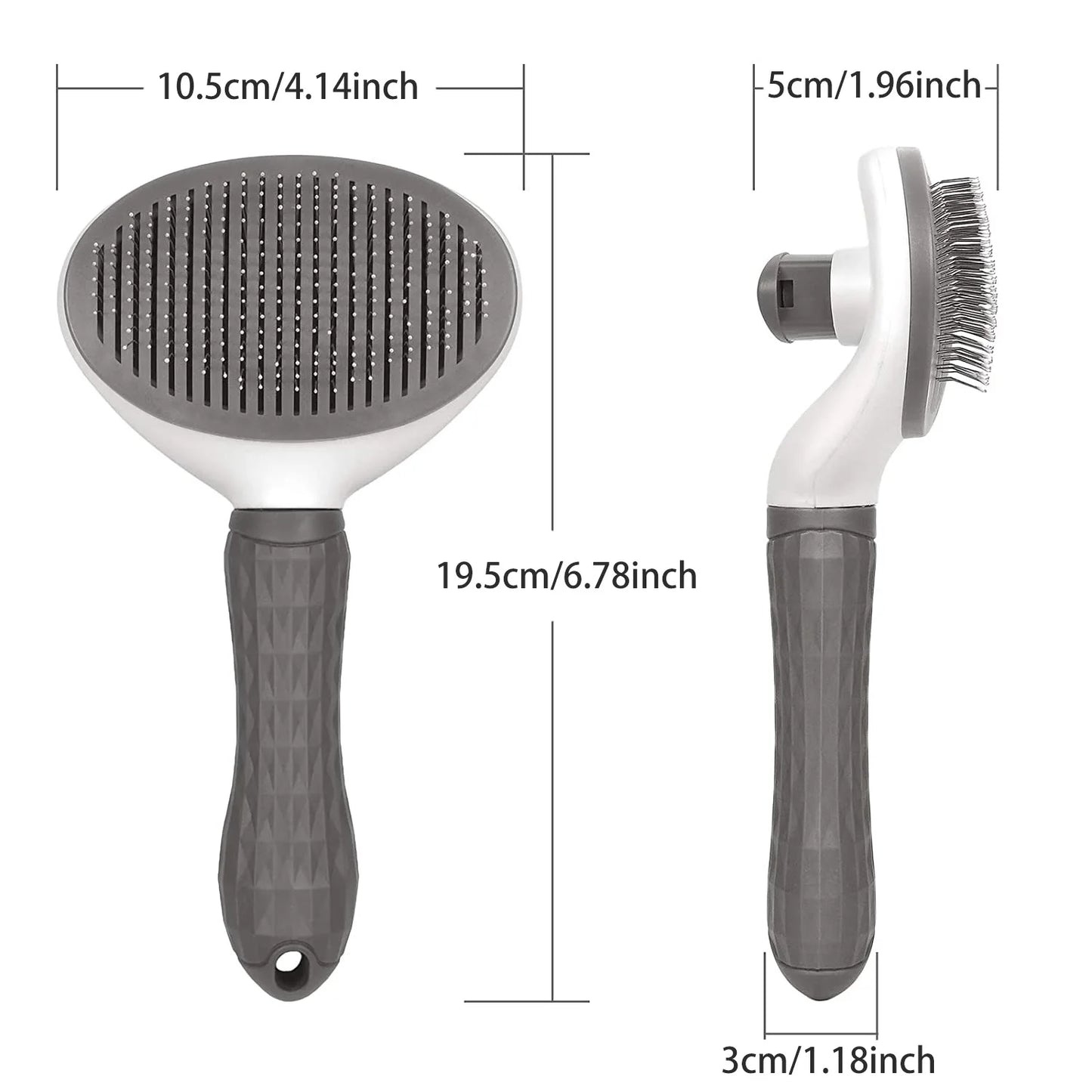 Pet Grooming Brush – Hair Removal Comb for Cats & Dogs